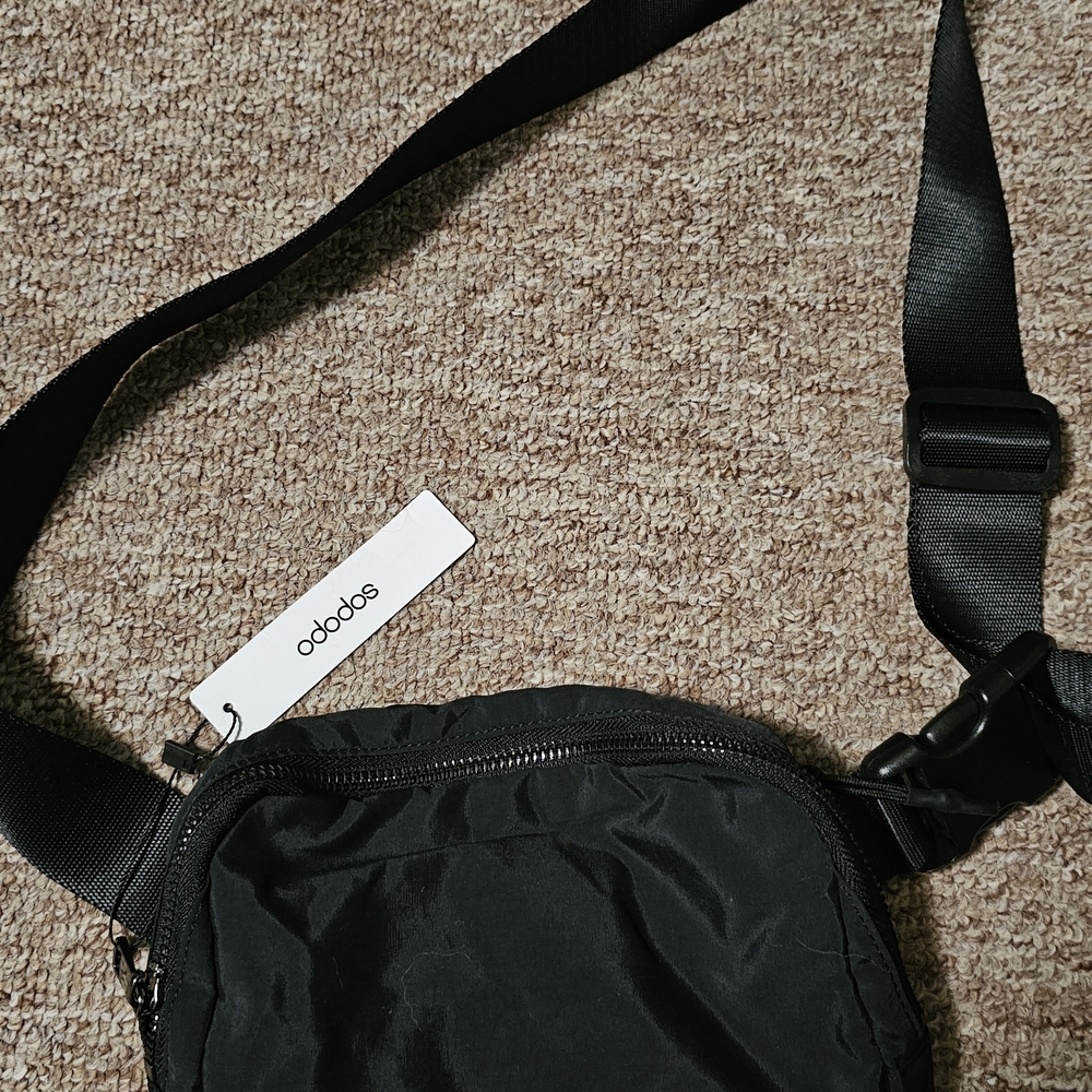 Black Belt Bag with Sleek Modern Design